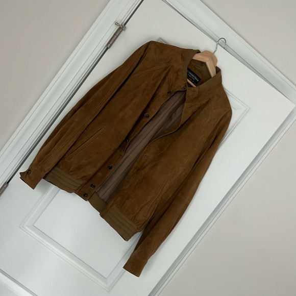 Suede leather bomber jacket, FINAL PRICE - Picture 8 of 10